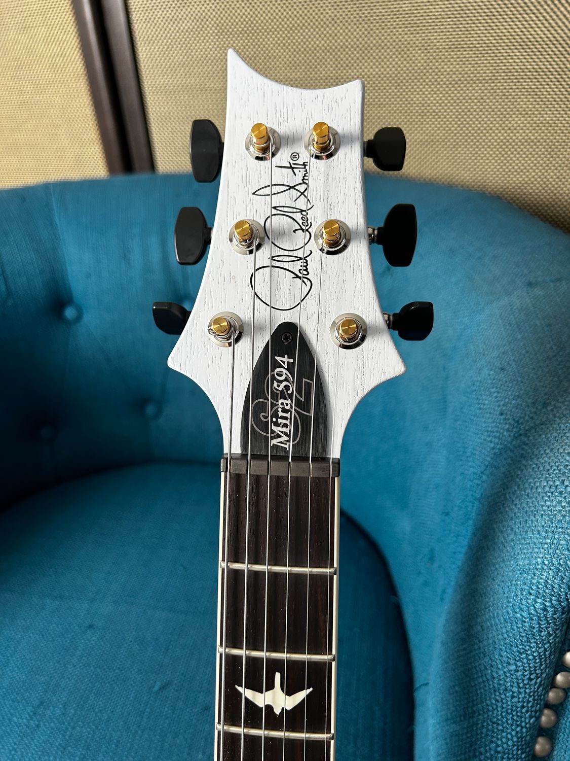 Used Paul Reed Smith S2 Mira 594 Satin Pearl White