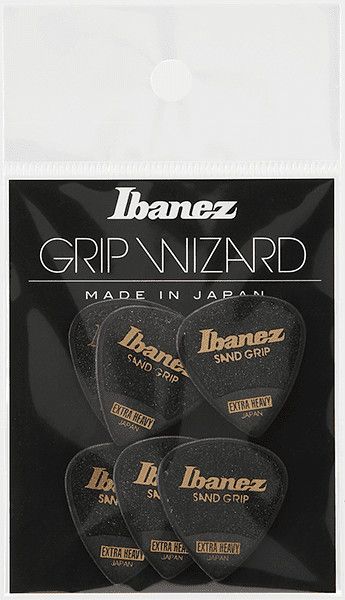 Ibanez Grip Wizard Series Wizard Grip 1.2mm Extra Heavy black 6pc.