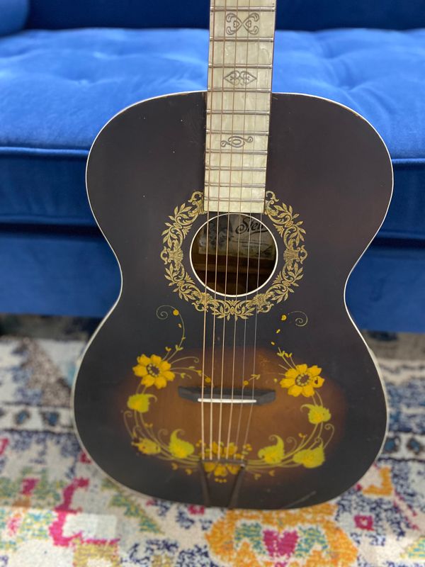 Used Oscar Schmidt Stella Jumbo c 1930 w/bag