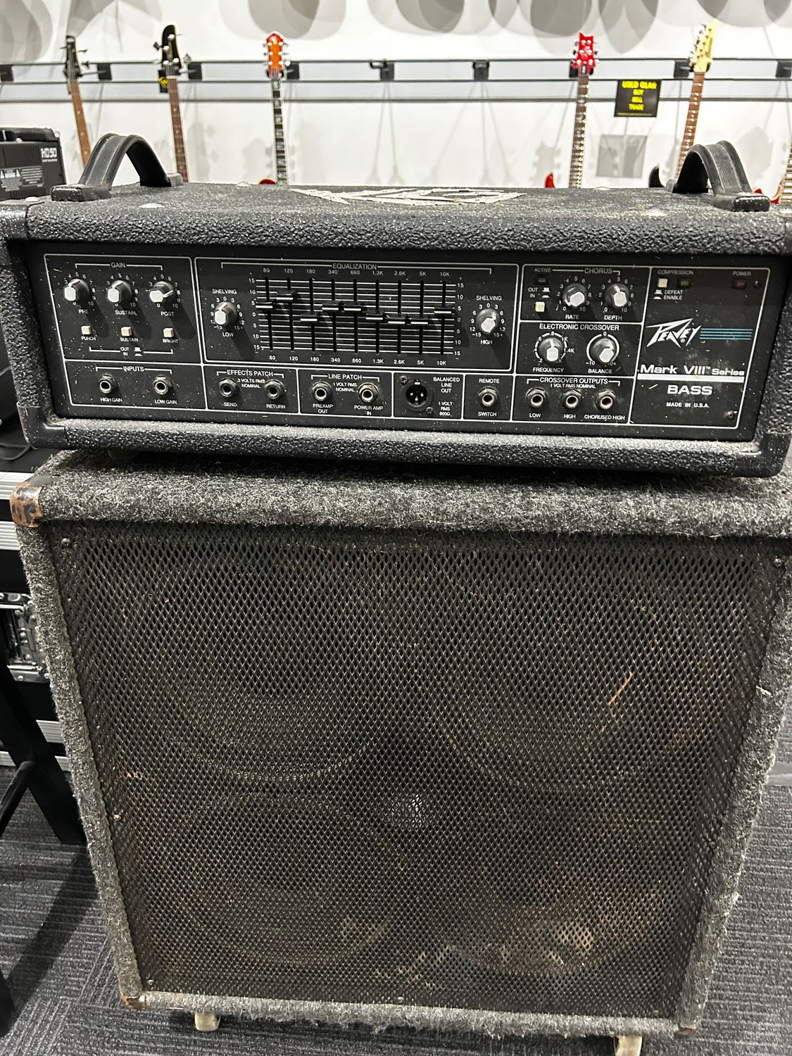 Used Peavey Mark III bass amplifier head