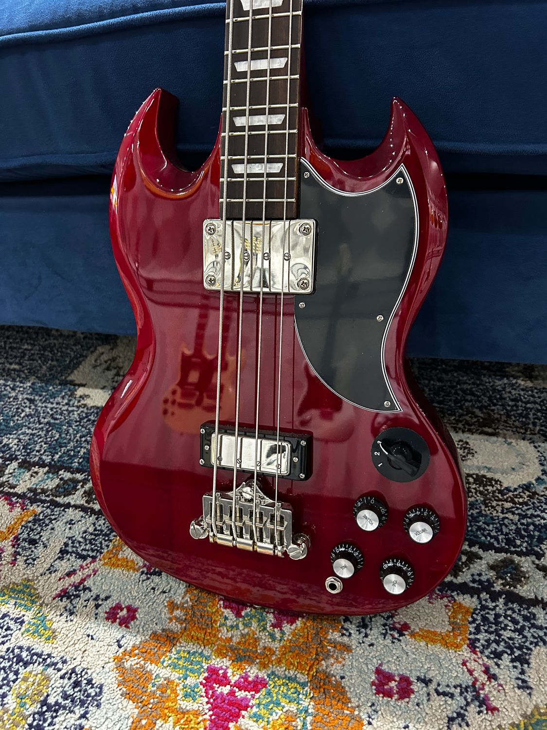 Used Epiphone EB-3 Bass Cherry