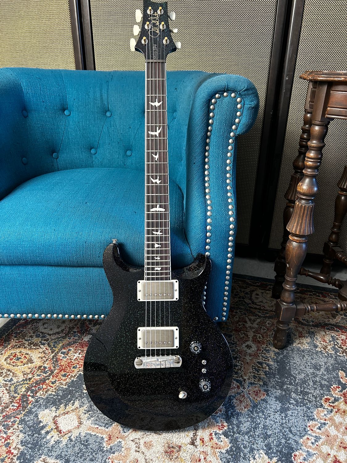 Paul Reed Smith S2 Mira 594 Black Rainbow Holoflake