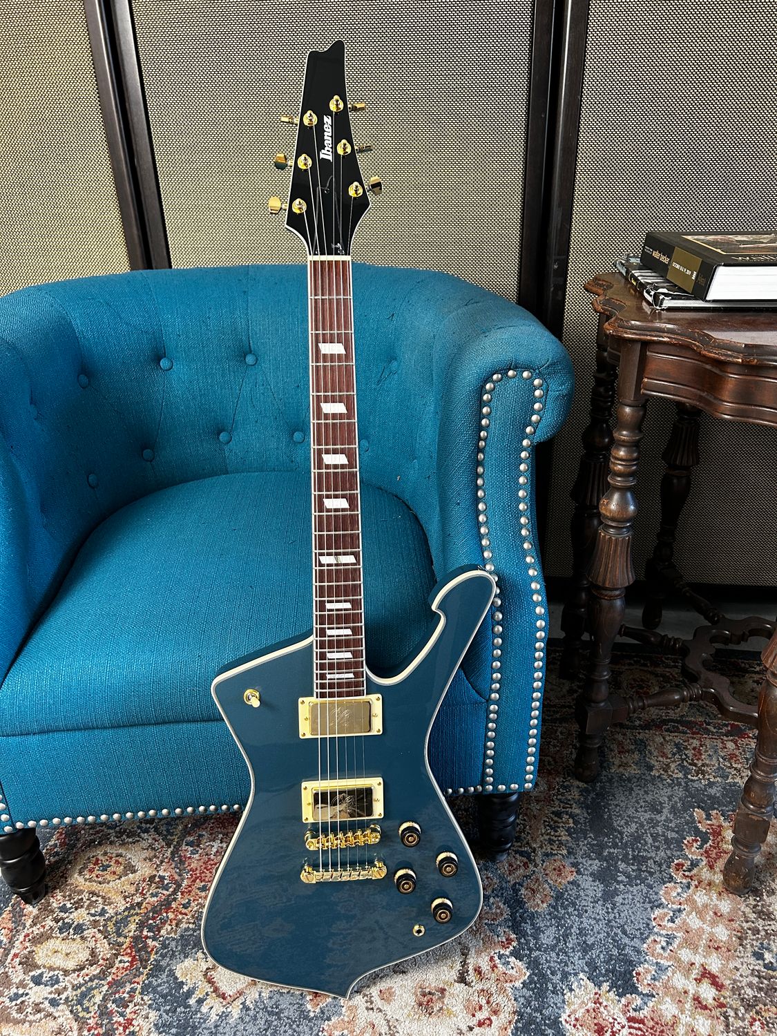 Ibanez IC420 Antique Blue Metallic Electric Guitar