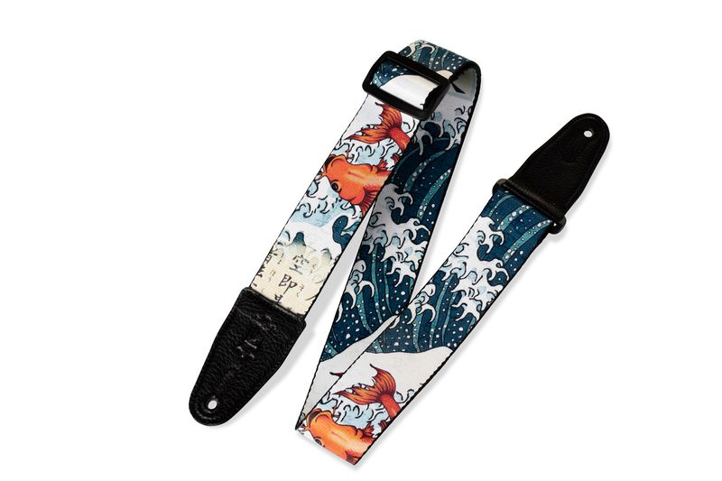 Levy's MPD2-016 Polyester Guitar Strap - Koi Fish