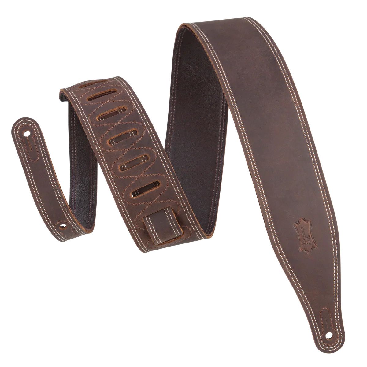 Levy's Like Butter Series M17BDS-DBR guitar strap