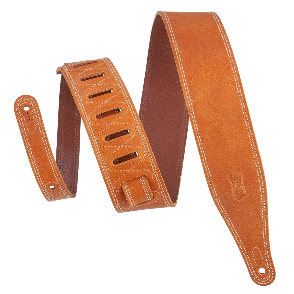 Levy's Like Butter Series M17BDS-TAN guitar strap