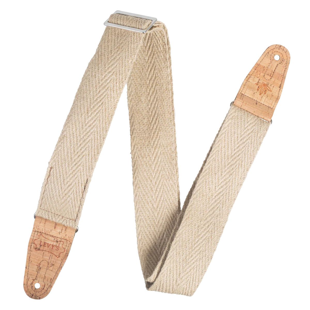 Levy's Vegan Hemp Series MH8P-NAT Natural Guitar Strap