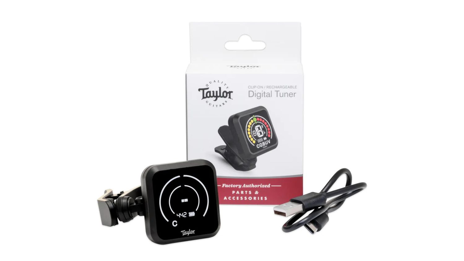Taylor Digital Tuner, K9, Rechargeable Battery