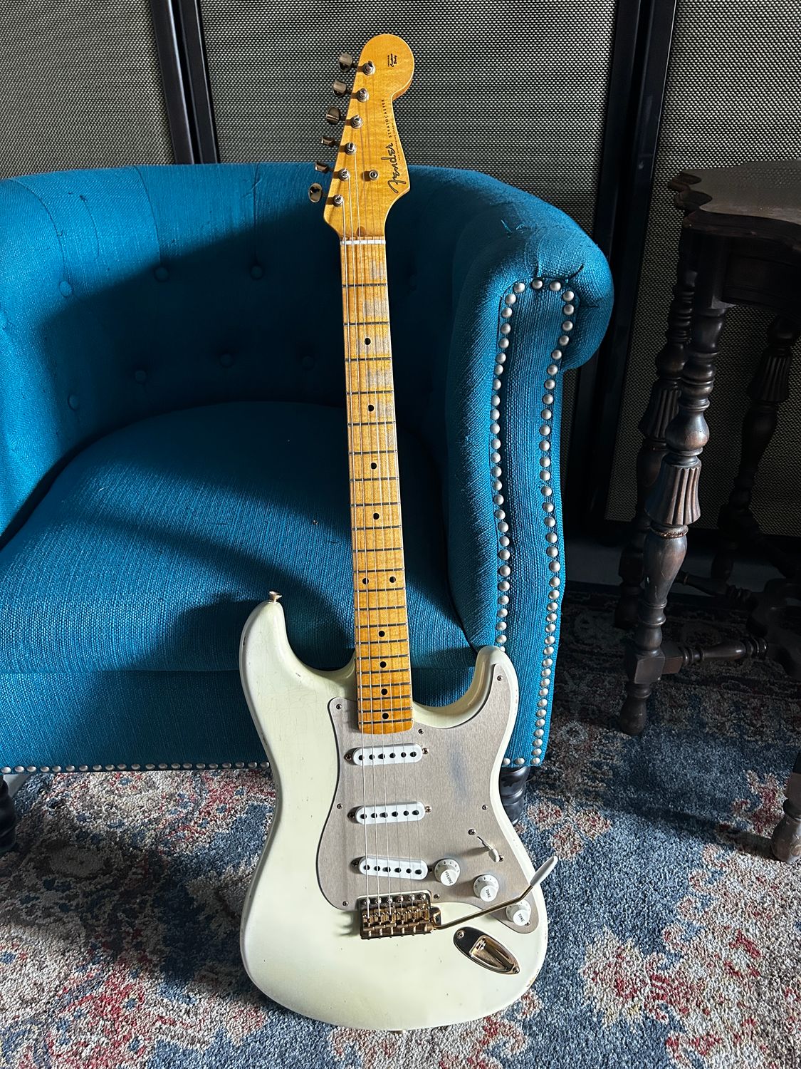 Used Fender Custom Shop 55 Stratocaster Limited Desert Tan w/case