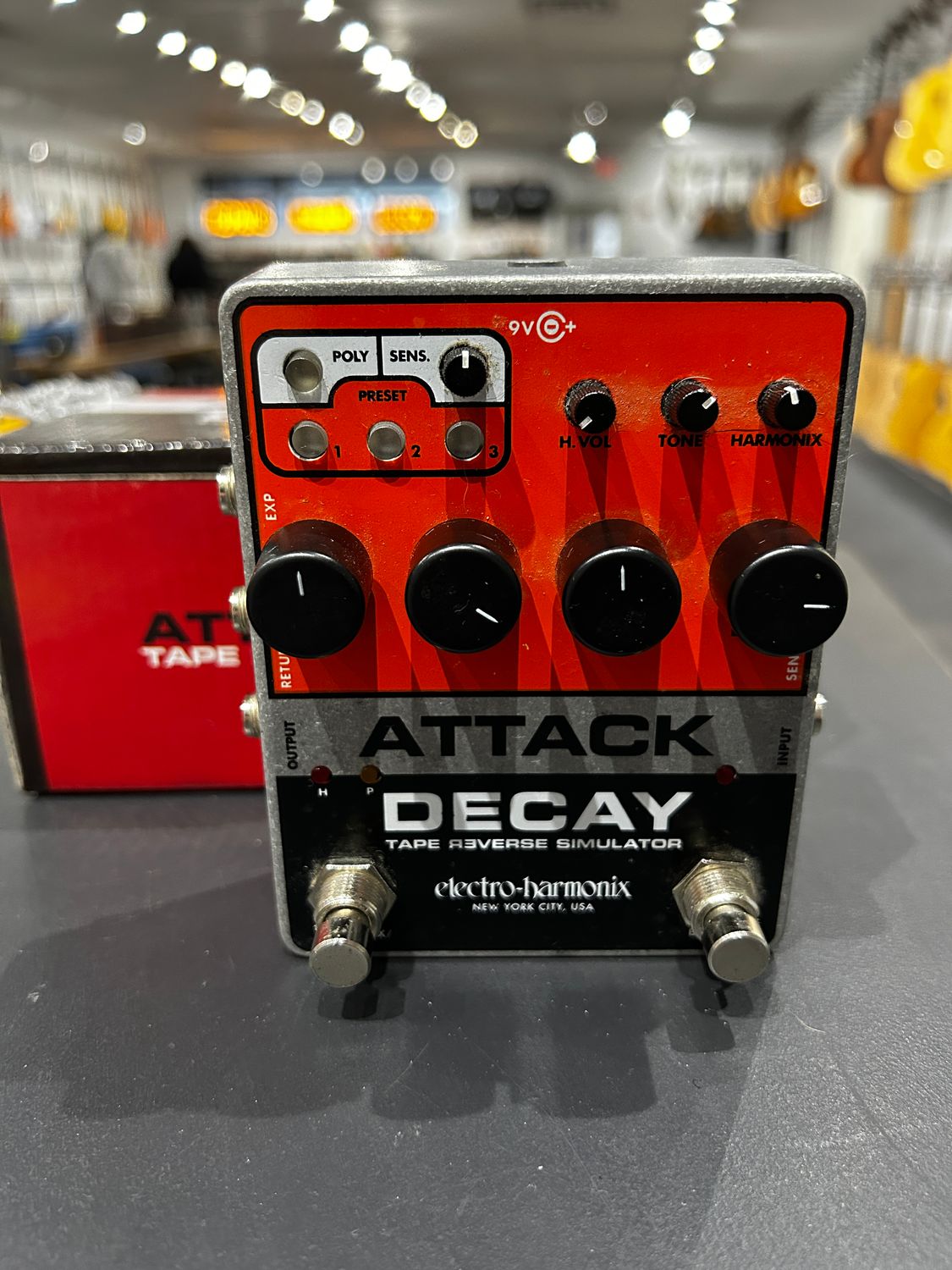 Used Electro-Harmonix Attack Decay tape reverse pedal