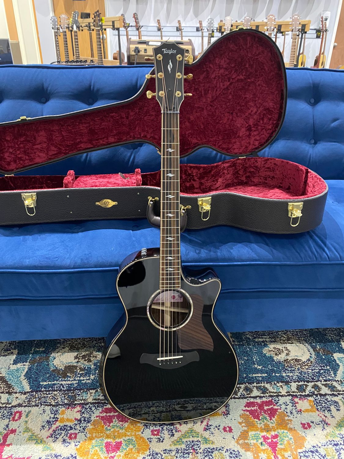 Used Taylor 814 Builder's Edition Blacktop w/OHSC