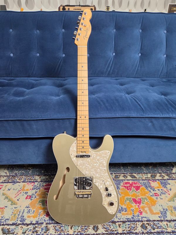 Used Fender Elite Telecaster Shoreline Gold w/case