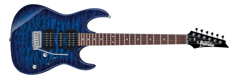 Ibanez GIO GRX70QA Transparent Blue Burst