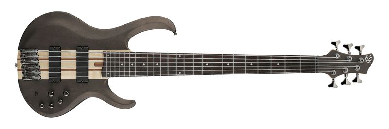 Ibanez BTB606 6 String Electric Bass Transparent Gray