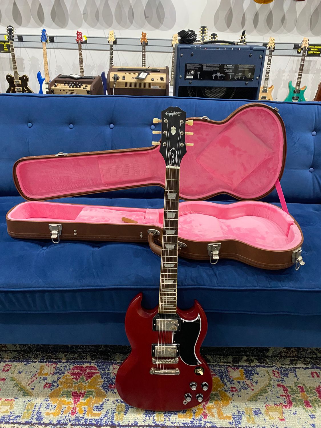 Used Epiphone '61 Les Paul Standard SG w/ case