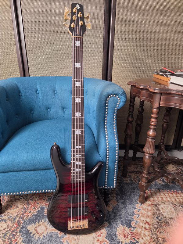 Spector Icon NS-5 2 Bolt-On Black Cherry Gloss
