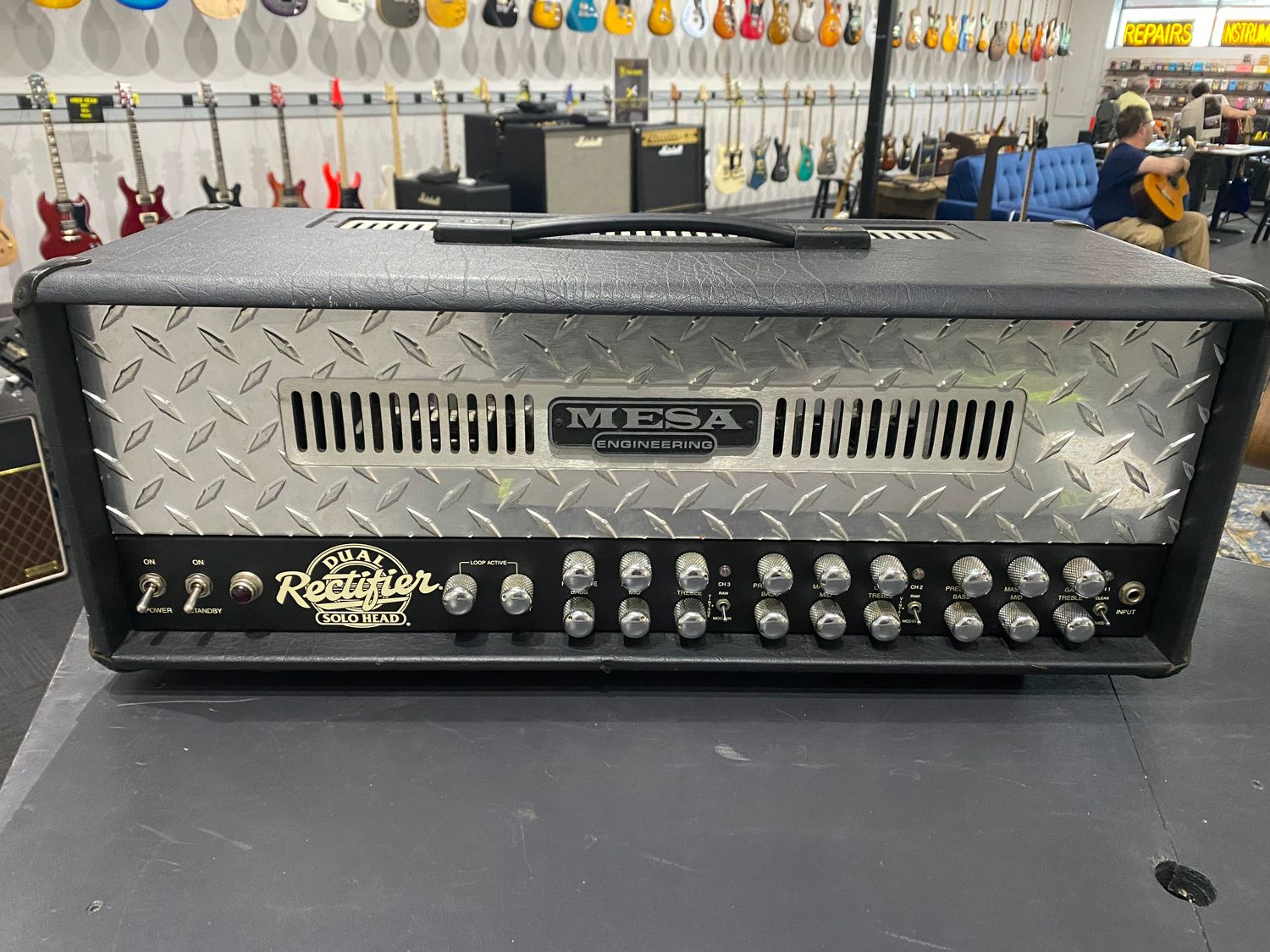 Used Mesa Boogie Dual Rectifier guitar amplifier head