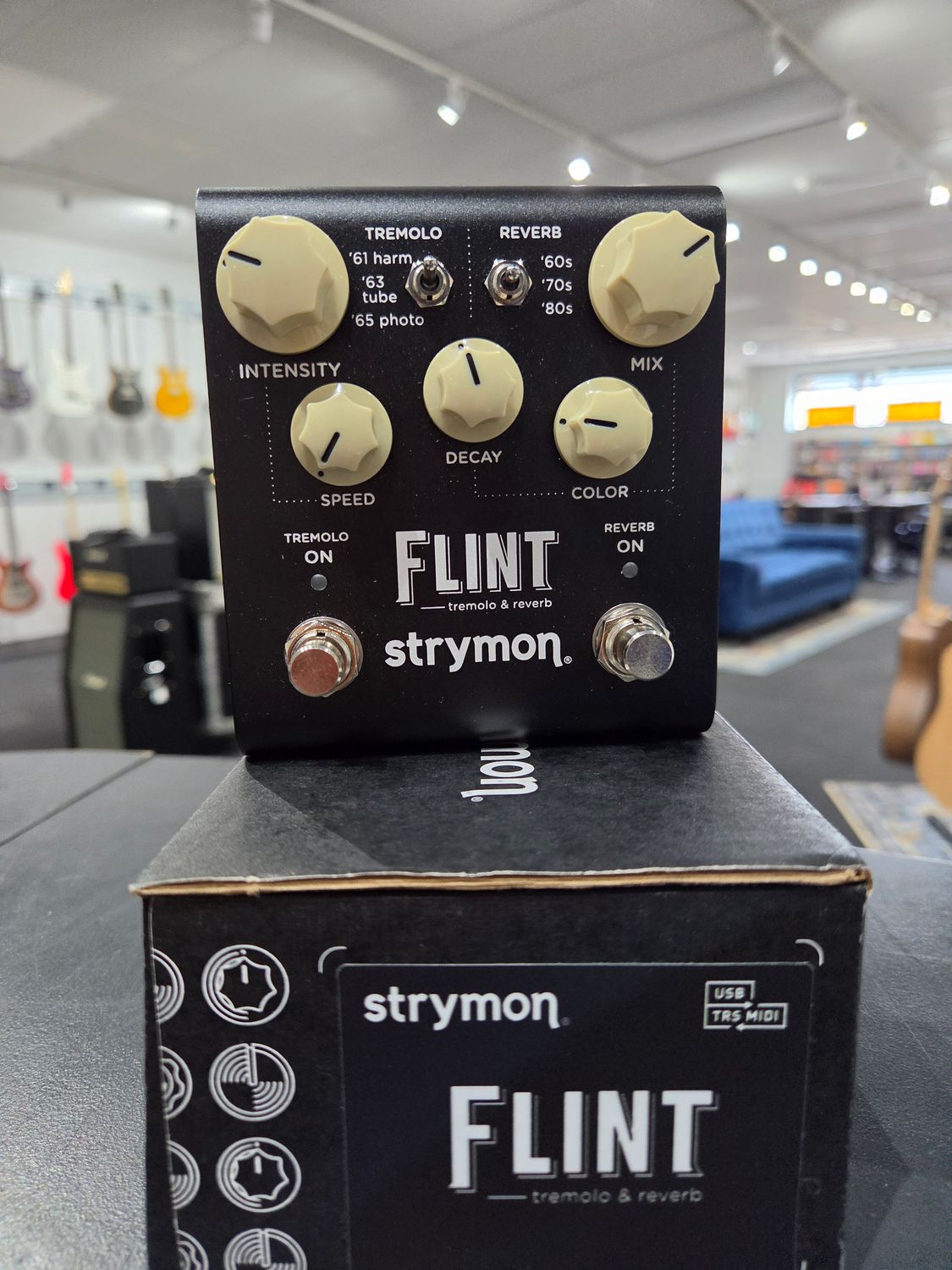 Used Strymon Flint V2 Reverb and Tremolo