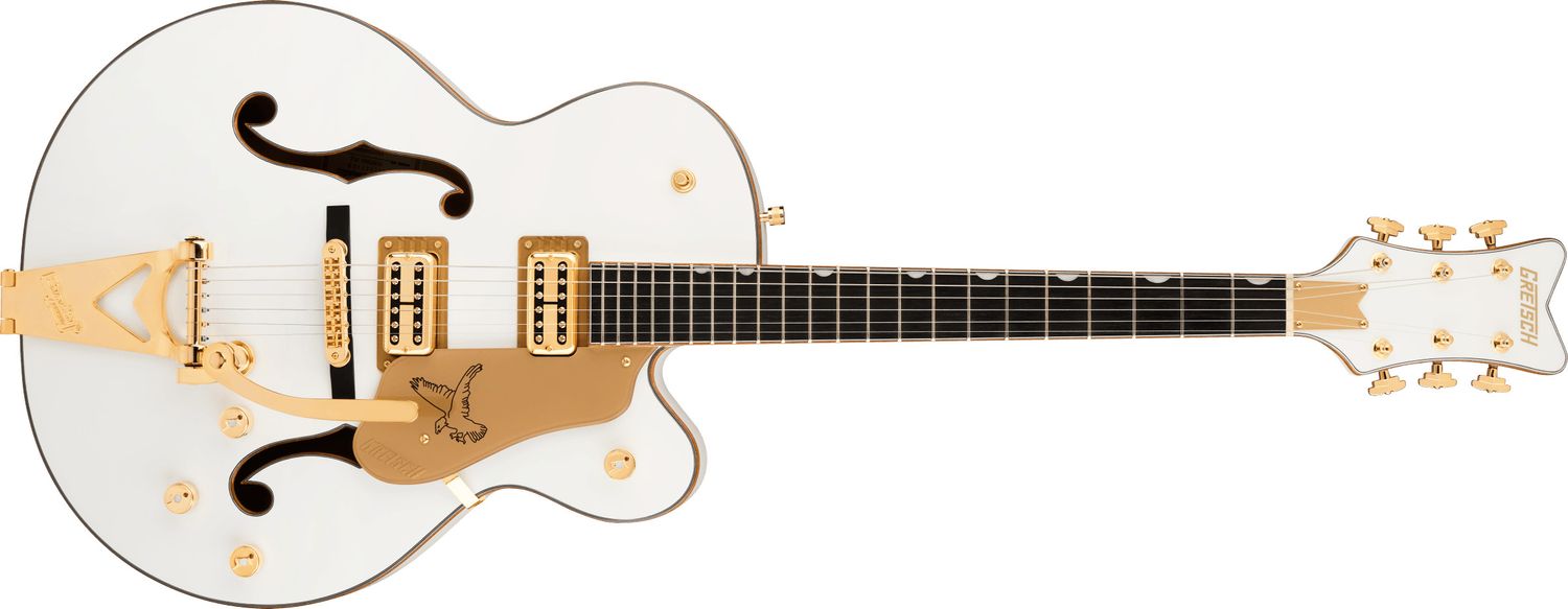 Gretsch Synchromatic™ Falcon™ Hollow Body Single-Cut with Bigsby® Snowcrest White