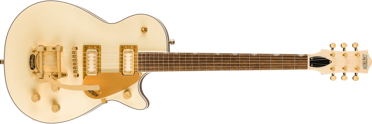 Gretsch Electromatic® Pristine LTD Jet™ Single-Cut with Bigsby® White Gold