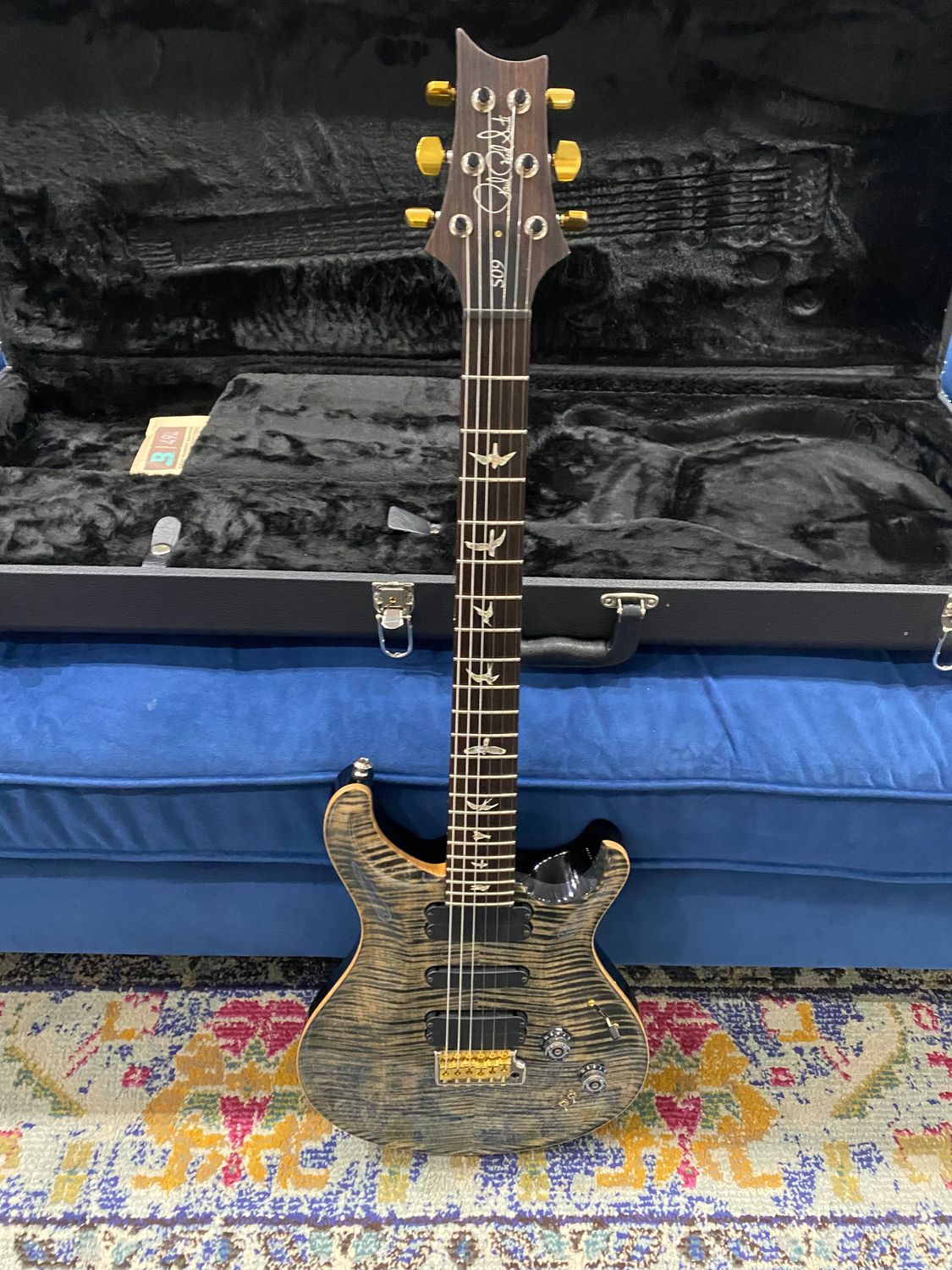 Used Paul Reed Smith 509 10 top Faded Whale blue w/case