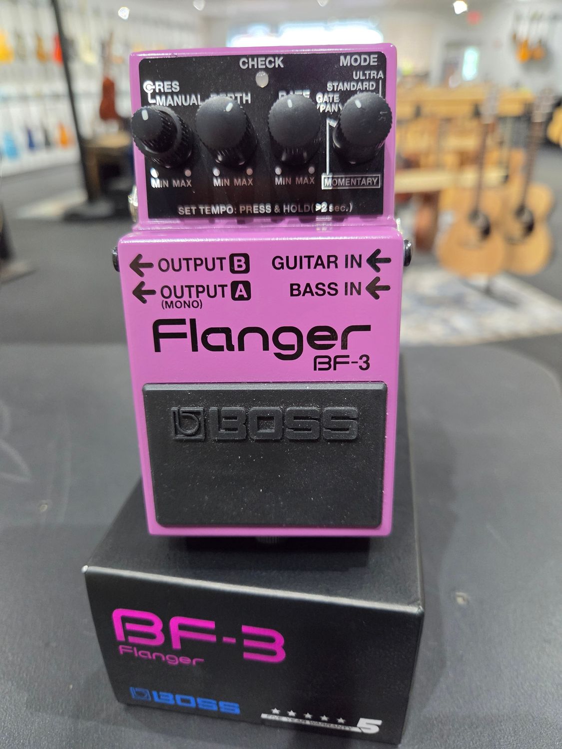 Used Boss BF-3 flanger