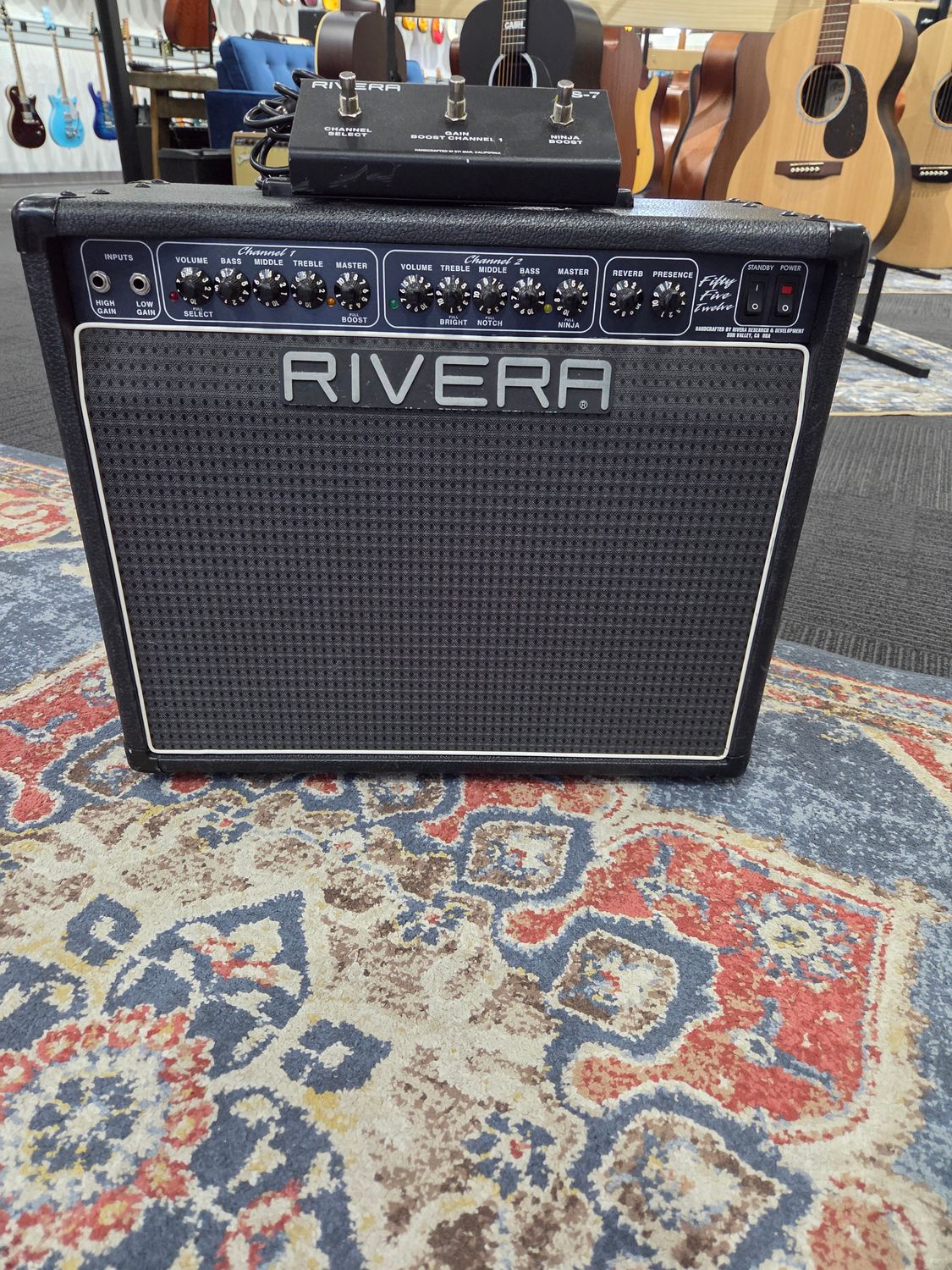 Used Rivera Fifty Five Twelve 1x12 combo amp