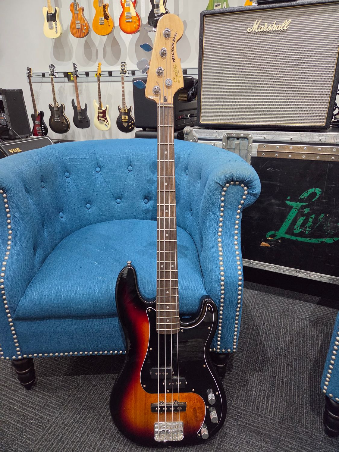 Used Squier Affinity Precision Bass 3 tone bass