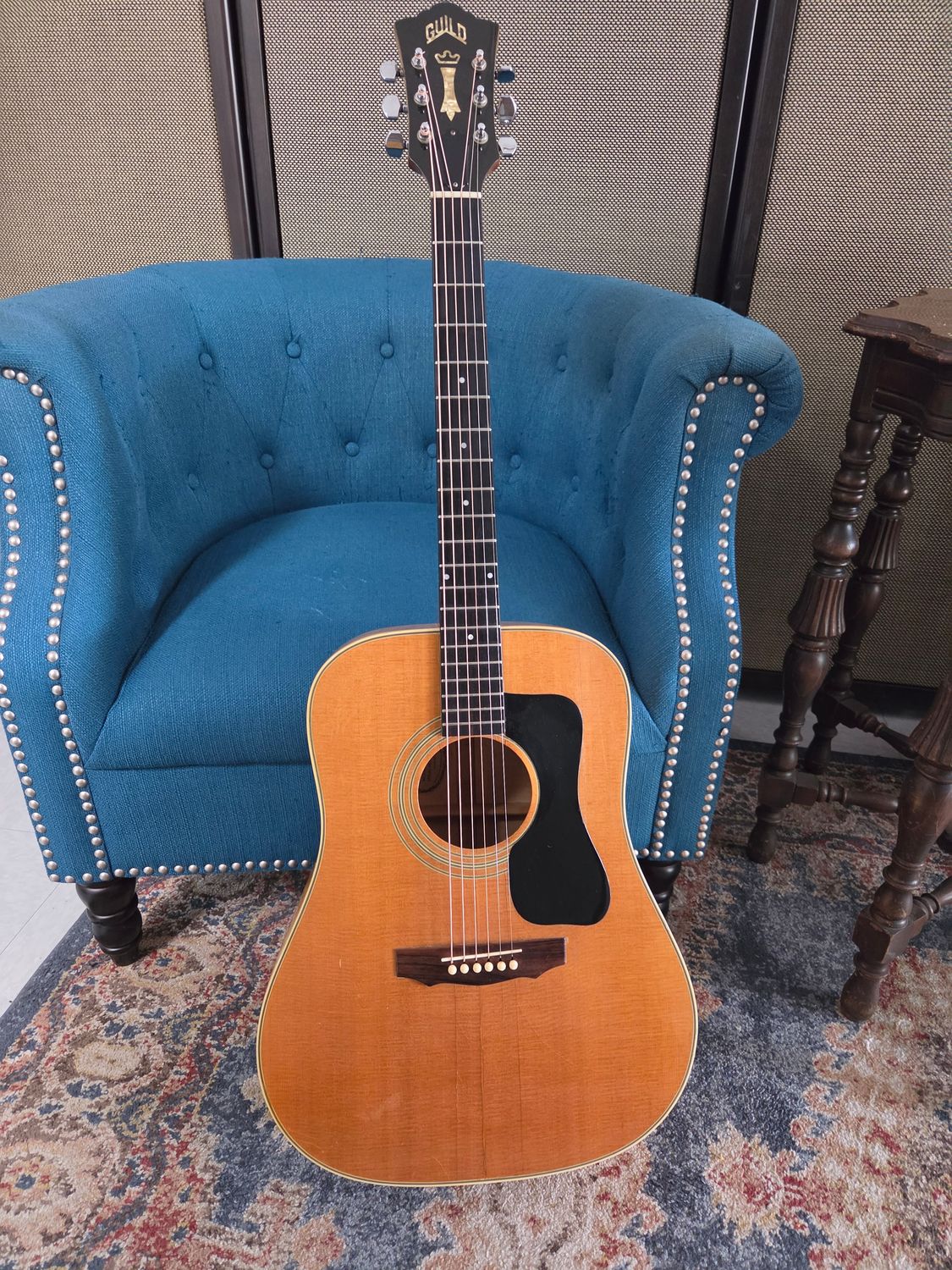 Used Guild D-44M Blonde Acoustic w/case