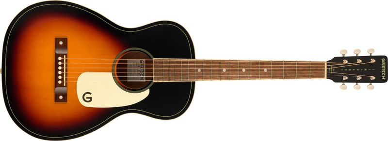 Gretsch Jim Dandy™ Parlor, Walnut Fingerboard, White Pickguard, Rex Burst