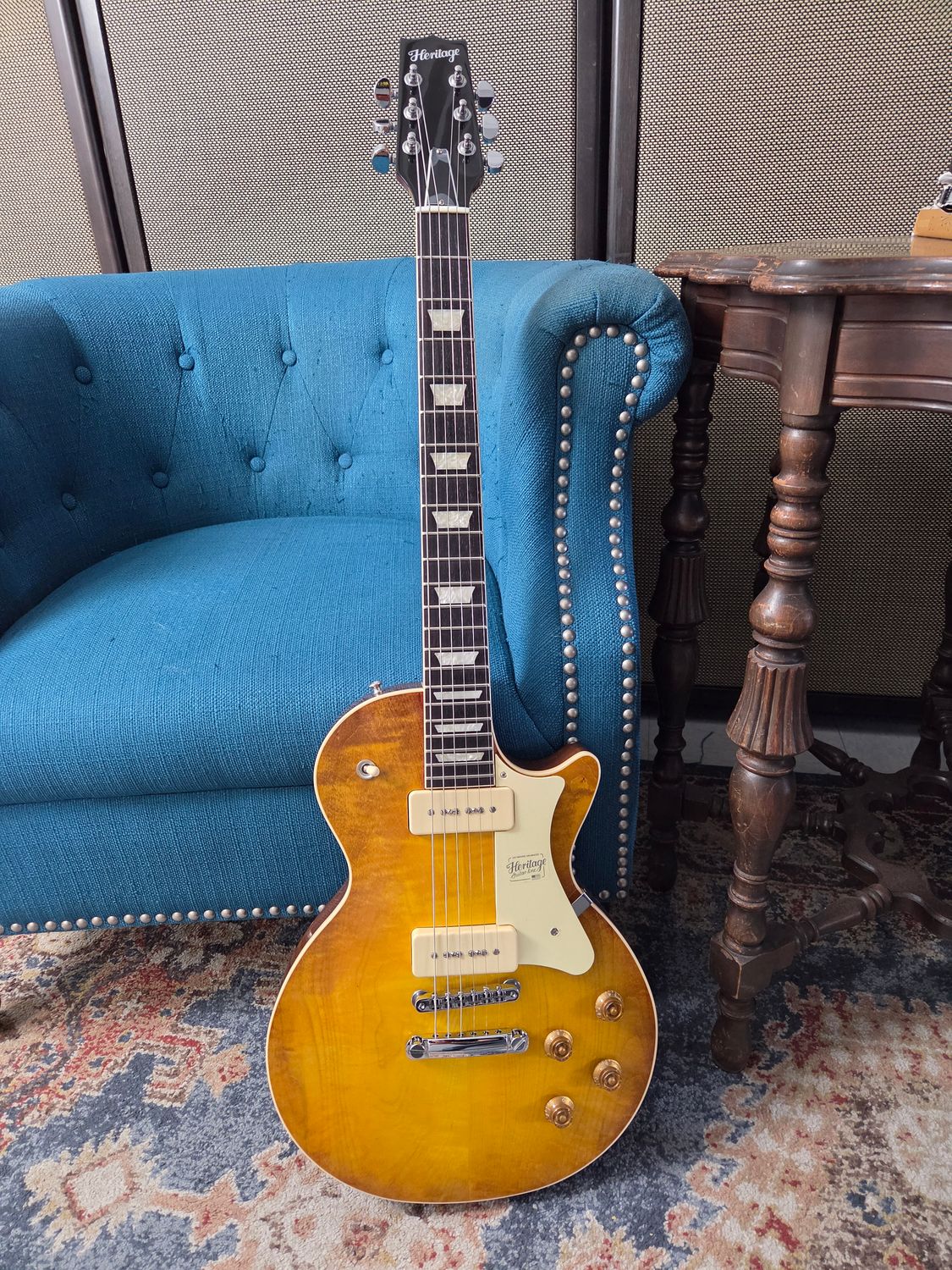 Heritage Standard II Collection H-150 P90 Electric Guitar, Dirty Lemon Burst