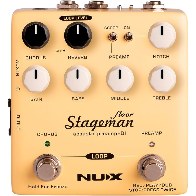 NUX Stageman Floor Acoustic Pre-Amp