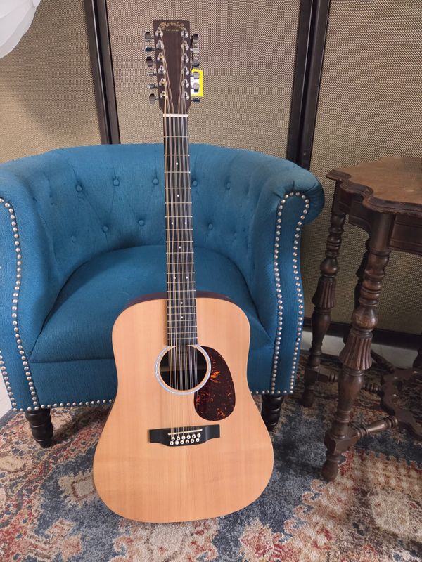 Used Martin D12X1AE 12 string acoustic electric guitar