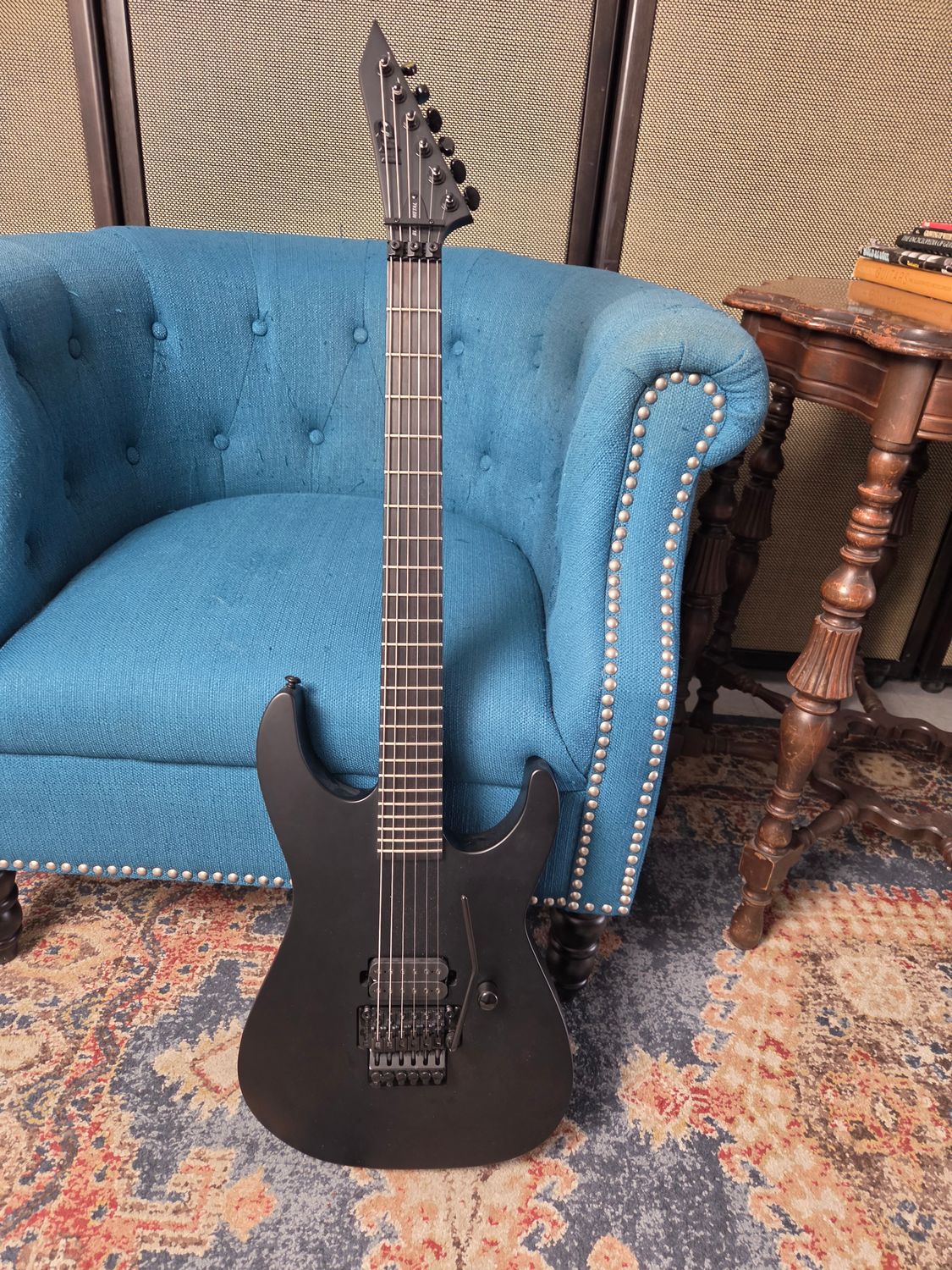 Used ESP LTD Black Metal Electric Guitar