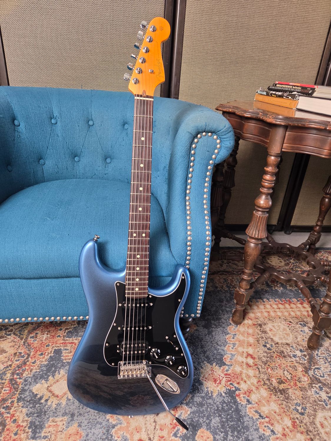 Used Fender American Professional II Strat HSS Dark Night w/ OHSC