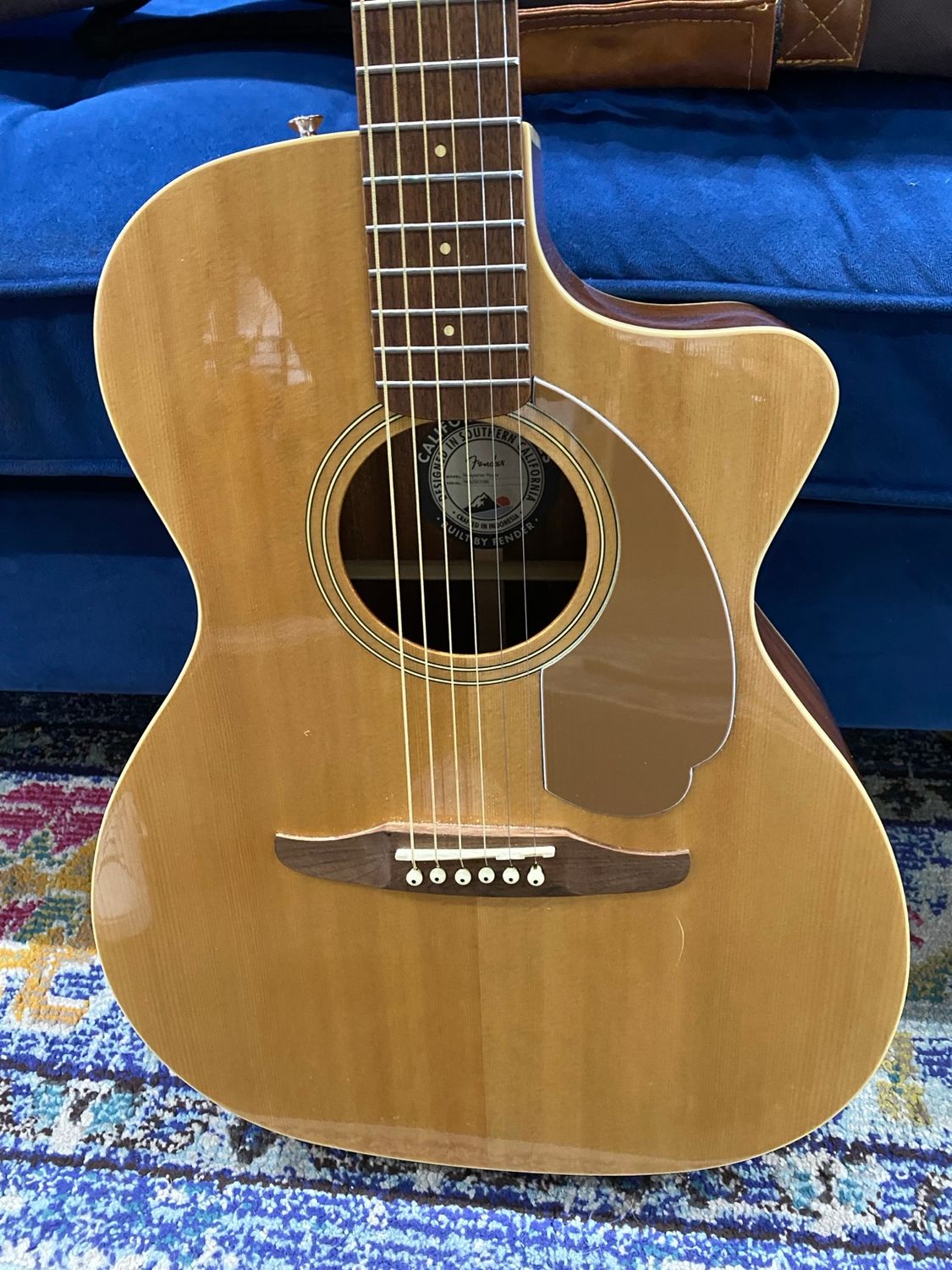 Used Fender Newporter Player Acoustic-Electric – Natural – c. 2023 w/bag