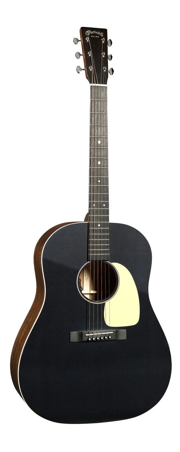 Martin DSS-16E Black Smoke Sloped Shoulder Acoustic Electric