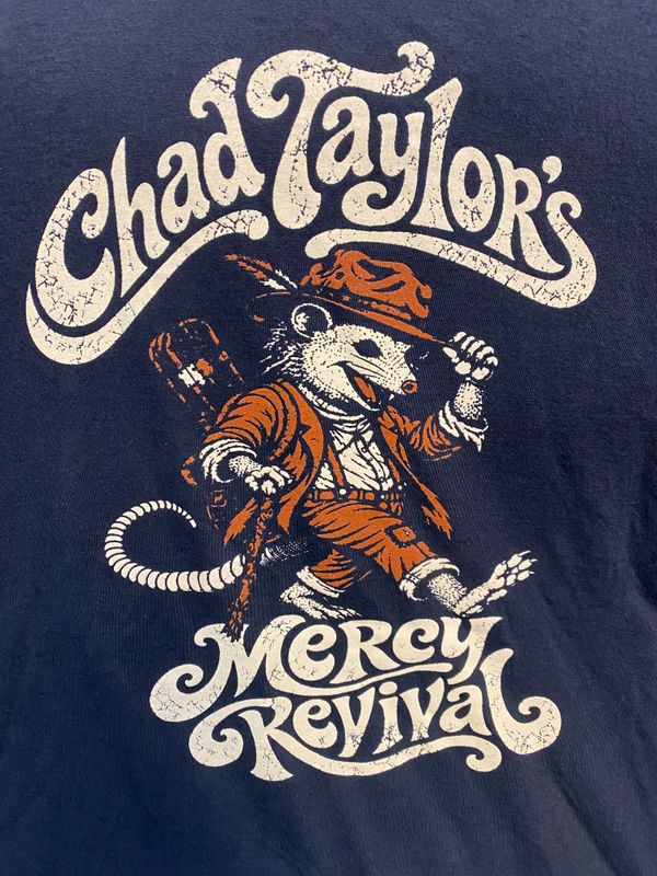 Chad Taylor’s Mercy Revival - “The Rev” Opossum T-Shirt (Large)