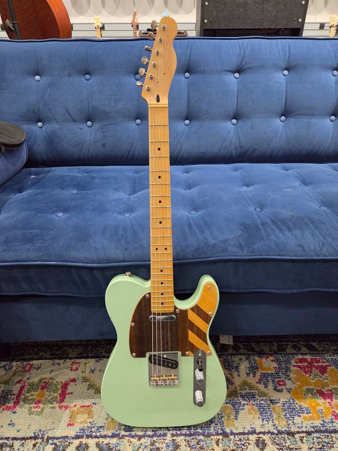 Used Fender Vintera 50's Modified Telecaster Surf Green w/case