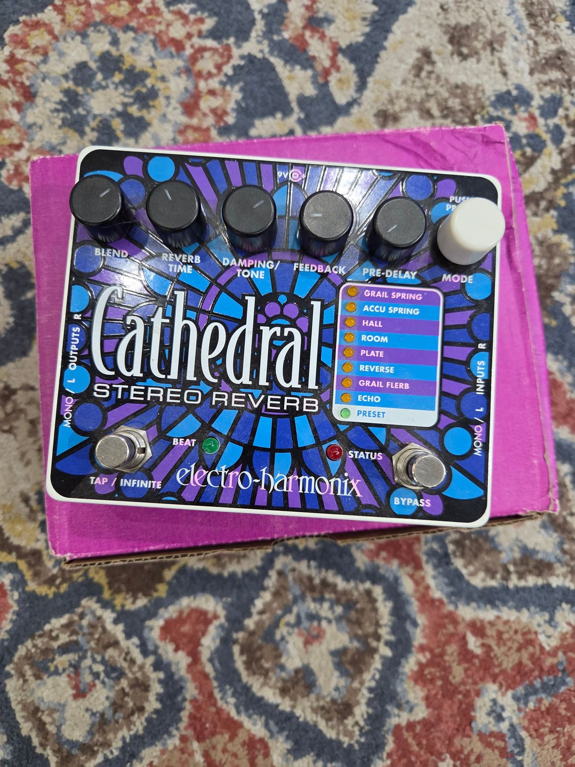 Used EHX Cathedral Stereo Reverb