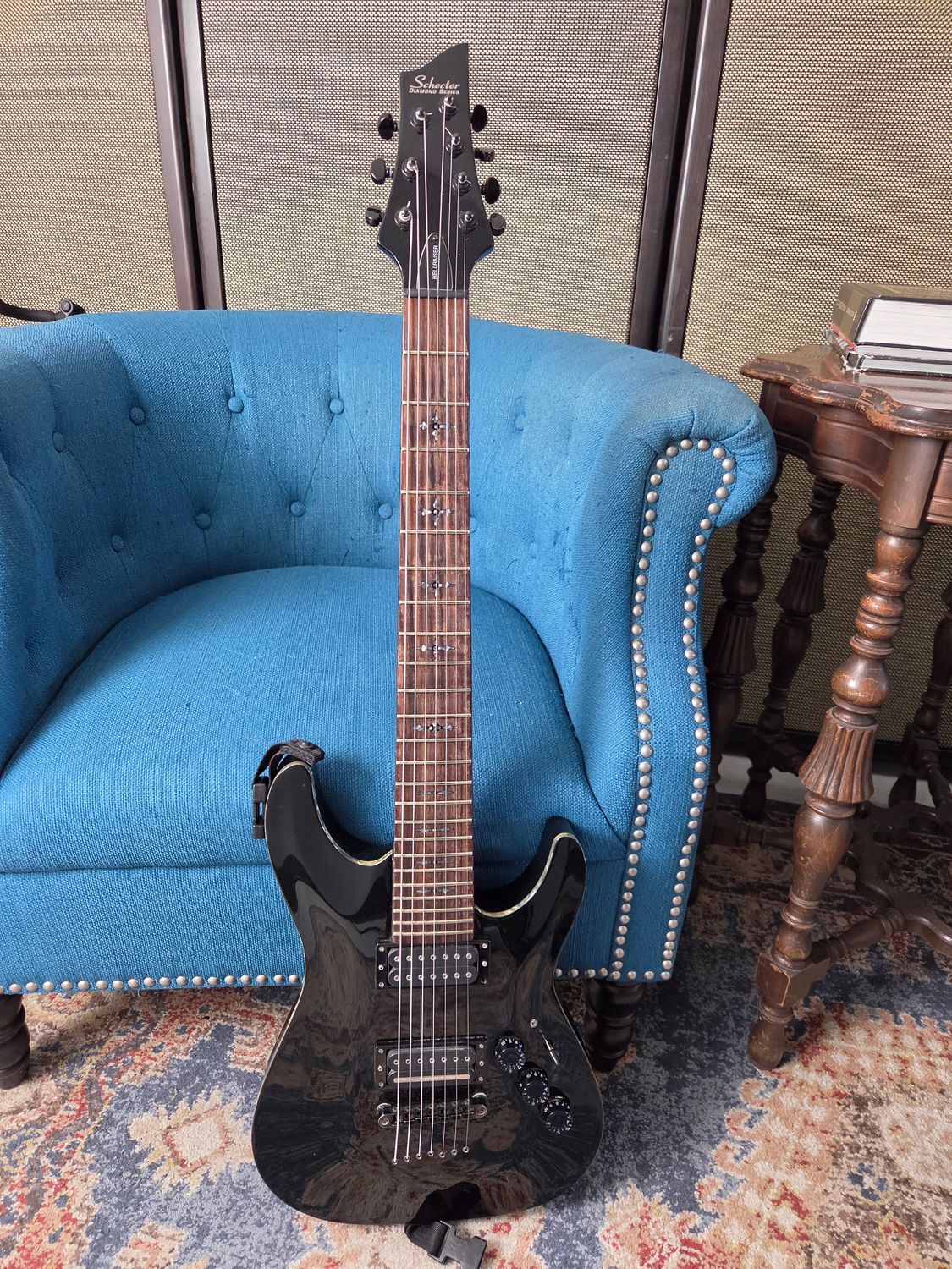 Used Schecter Hellraiser C-7 7 string black w/case