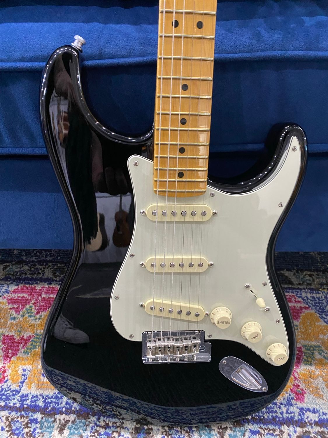 Used 2021 Fender American Professional II Stratocaster — Black