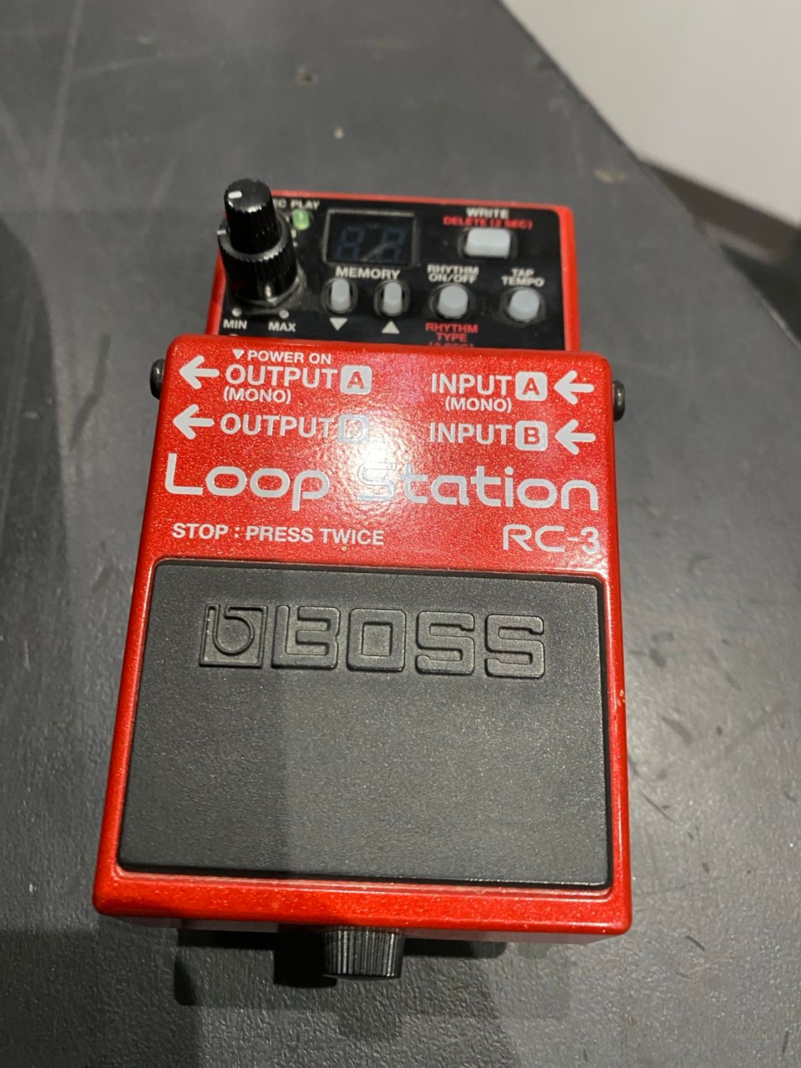 Used Boss RC-3 Loop Station Stereo Looper Pedal – Red