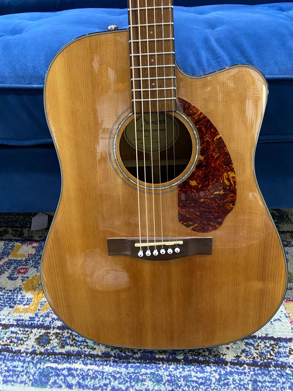 Used Fender CD-140SCE Classic Design Acoustic-Electric Guitar — Natural