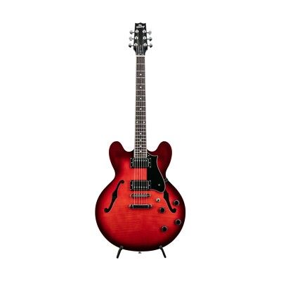 Heritage Ascent+ Collection H 535 electric guitar scarlet red burst