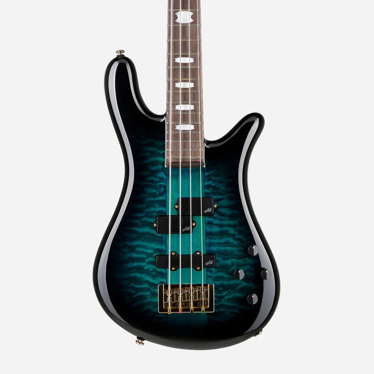 Spector Icon NS-2 Neck Through Black &amp; Blue 4 string bass