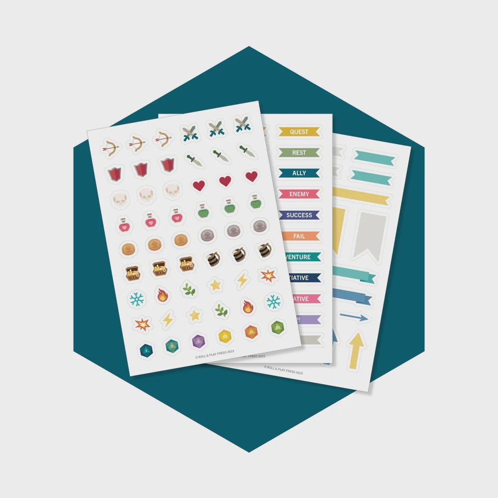Roll &amp; Play: RPG Sticker Pack