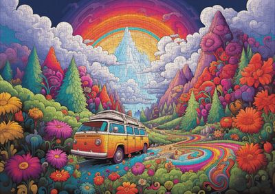 Happy Highway Jigsaw Puzzle 1000PC