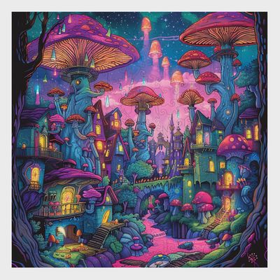 Shroomopolis Jigsaw Puzzle