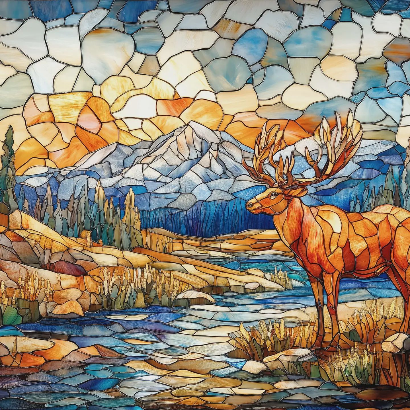 Majestic Moose Jigsaw Puzzle
